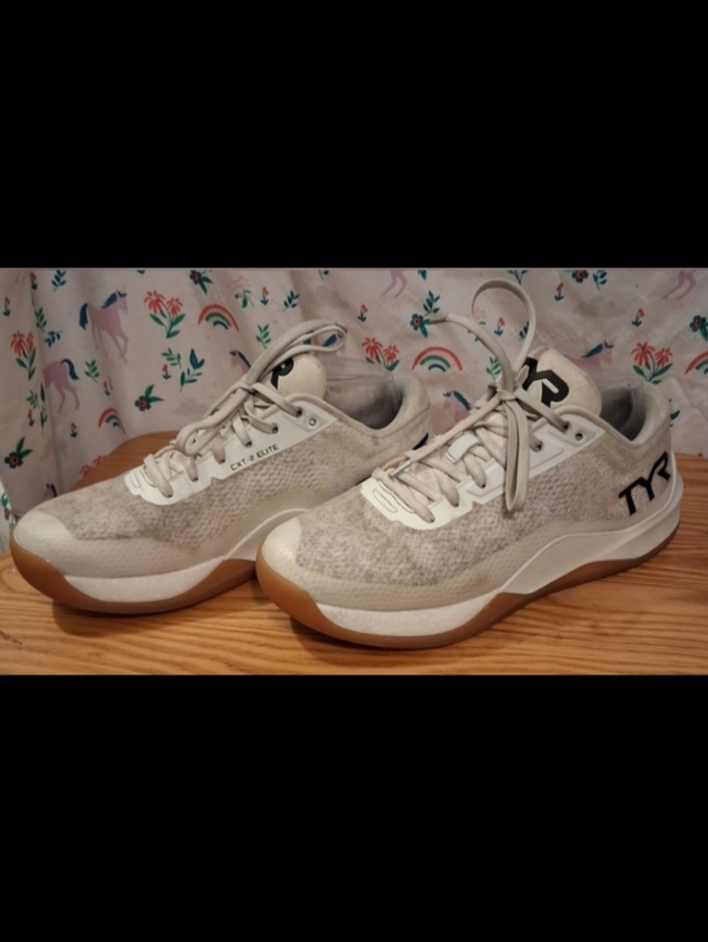 NWOT TYR CXT-2 Elite White Gum Carbon CrossFit Gym Trainer Sneaker SZ 9